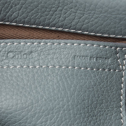 Chloe Calfskin Mini Marcie Round Crossbody Bag Rainy Blue 6 of 7
