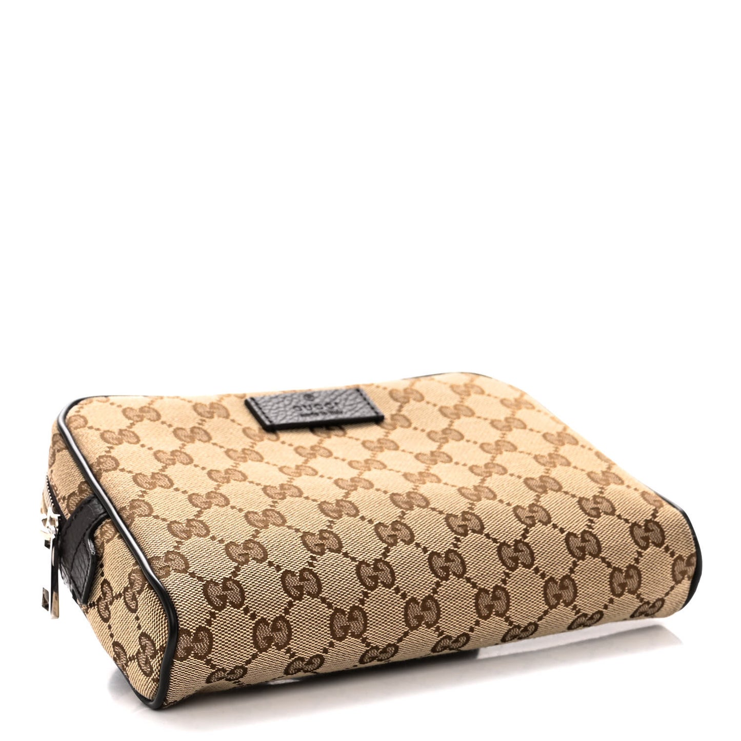 Monogram Dollar Calfskin Belt Bag Beige Ebony Testa di Moro Marrone Scuro