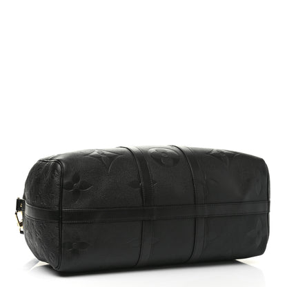 Louis Vuitton Empreinte Monogram Giant Keepall Bandouliere 45 Black 4 of 10