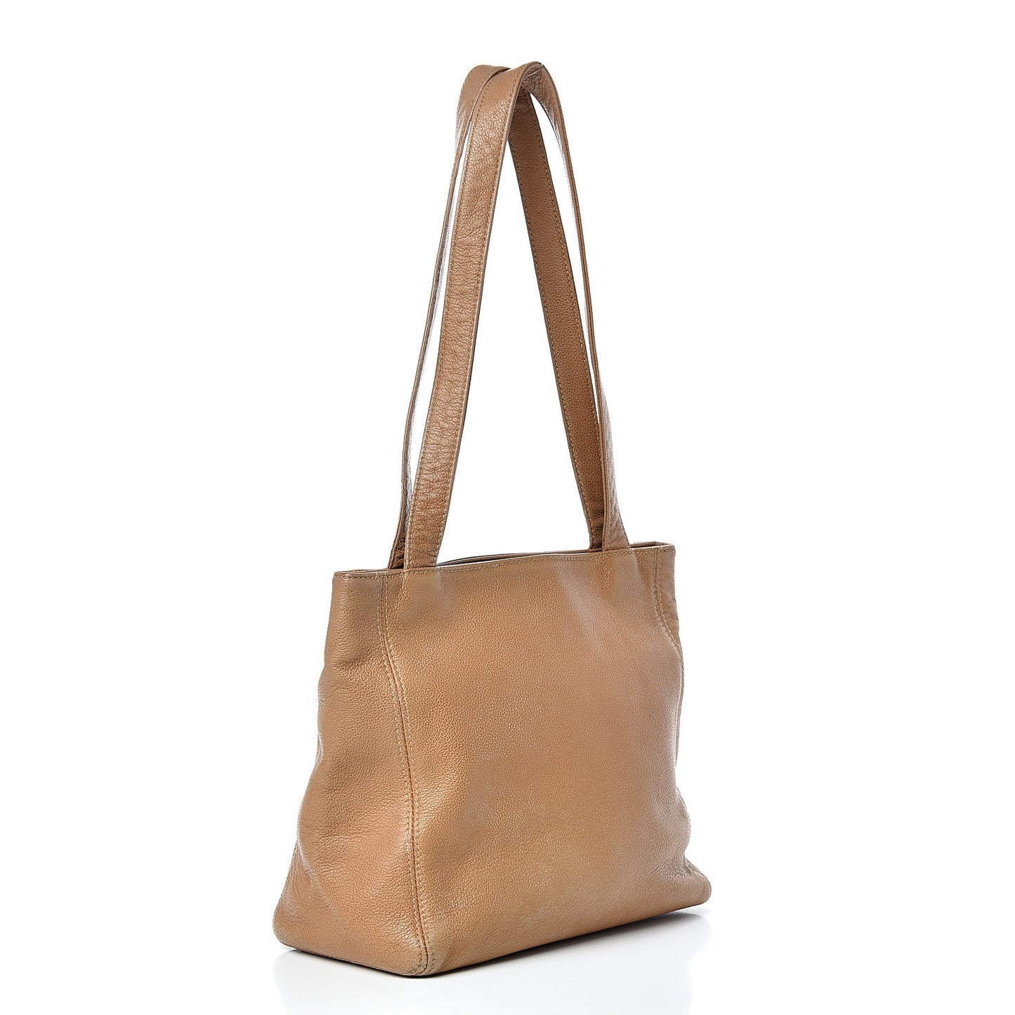 Calfskin CC Small Tote Beige