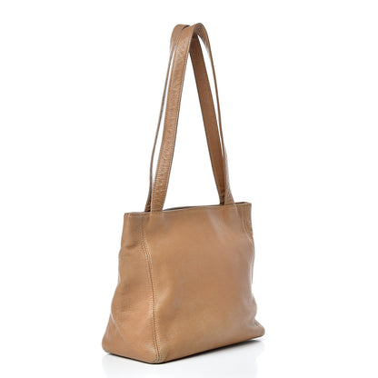 Chanel Calfskin CC Small Tote Beige 2 of 24