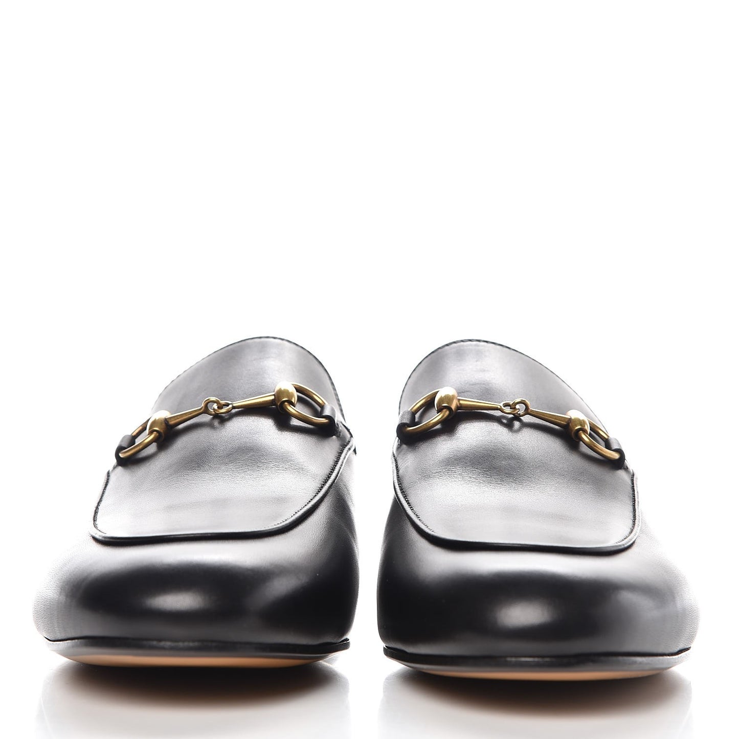 Calfskin Womens Princetown Slippers 39.5 Black