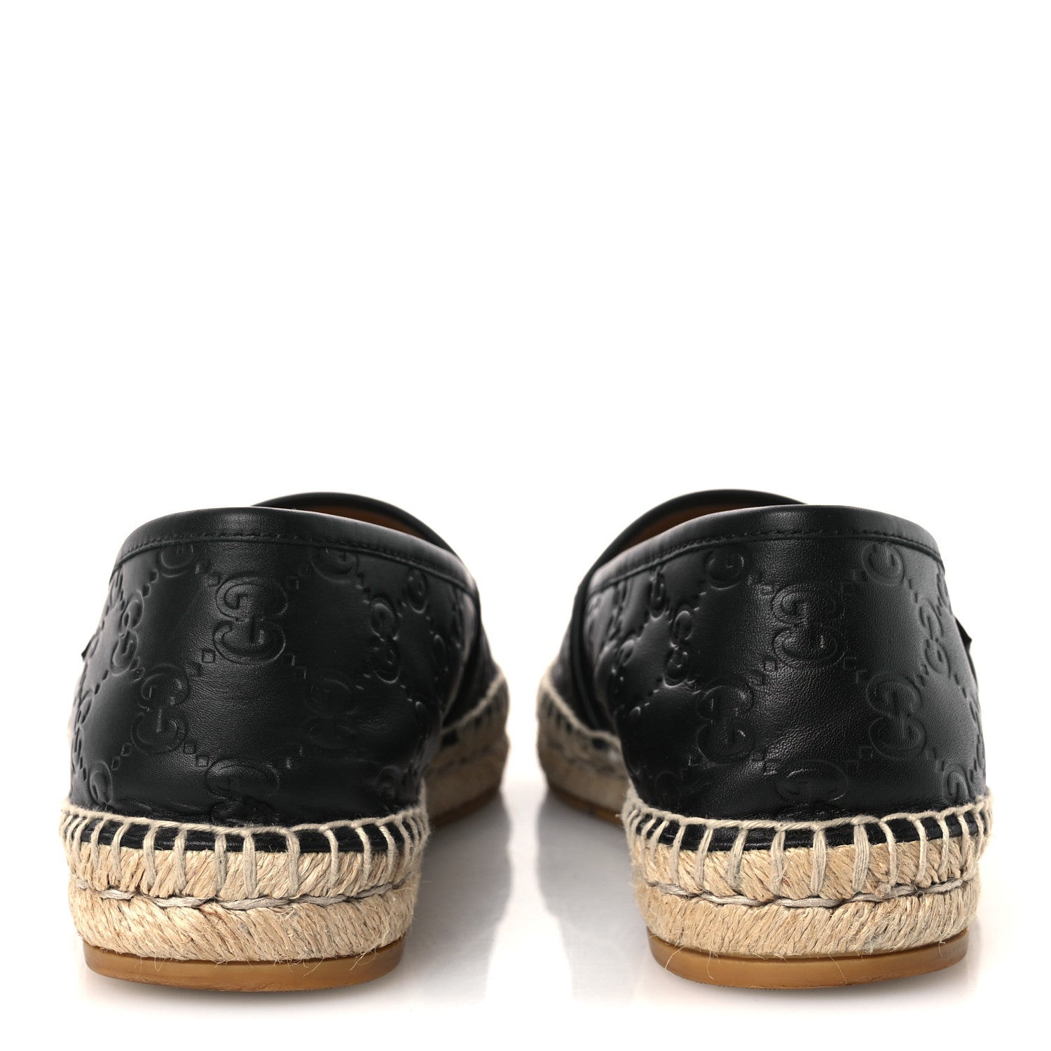 Gucci Guccissima Signature Espadrilles 39 Black 6 of 14