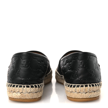 Gucci Guccissima Signature Espadrilles 39 Black 6 of 14