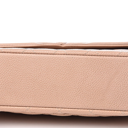 Chanel Caviar Quilted Medium CC Filigree Flap Beige 10 of 12