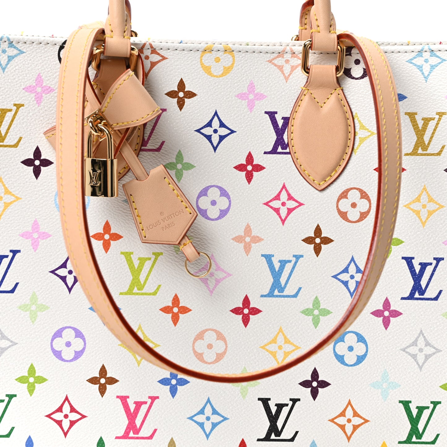 LV X TM Monogram Multicolor Onthego MM White