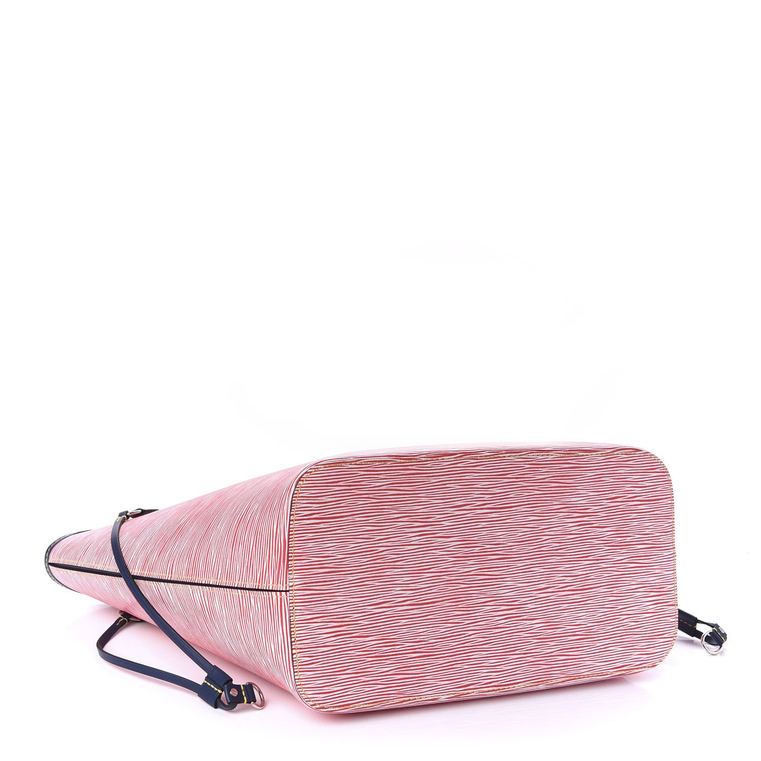 Louis Vuitton Epi Neverfull MM Denim Red 4 of 9