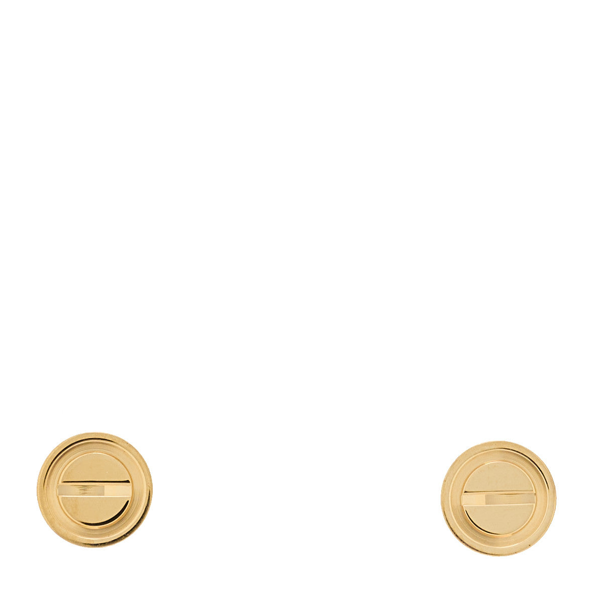 18K Yellow Gold LOVE Earrings
