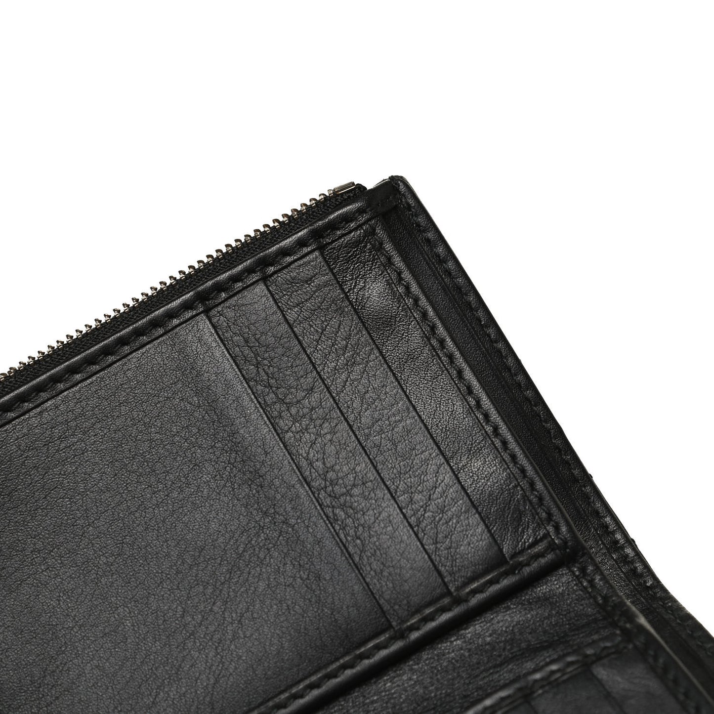 Calfskin Matelasse GG Marmont Wallet Black