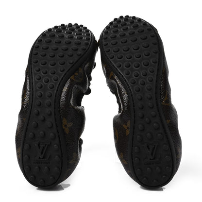 Louis Vuitton Monogram Flirty Ballerina Flats 37.5 Black 5 of 8