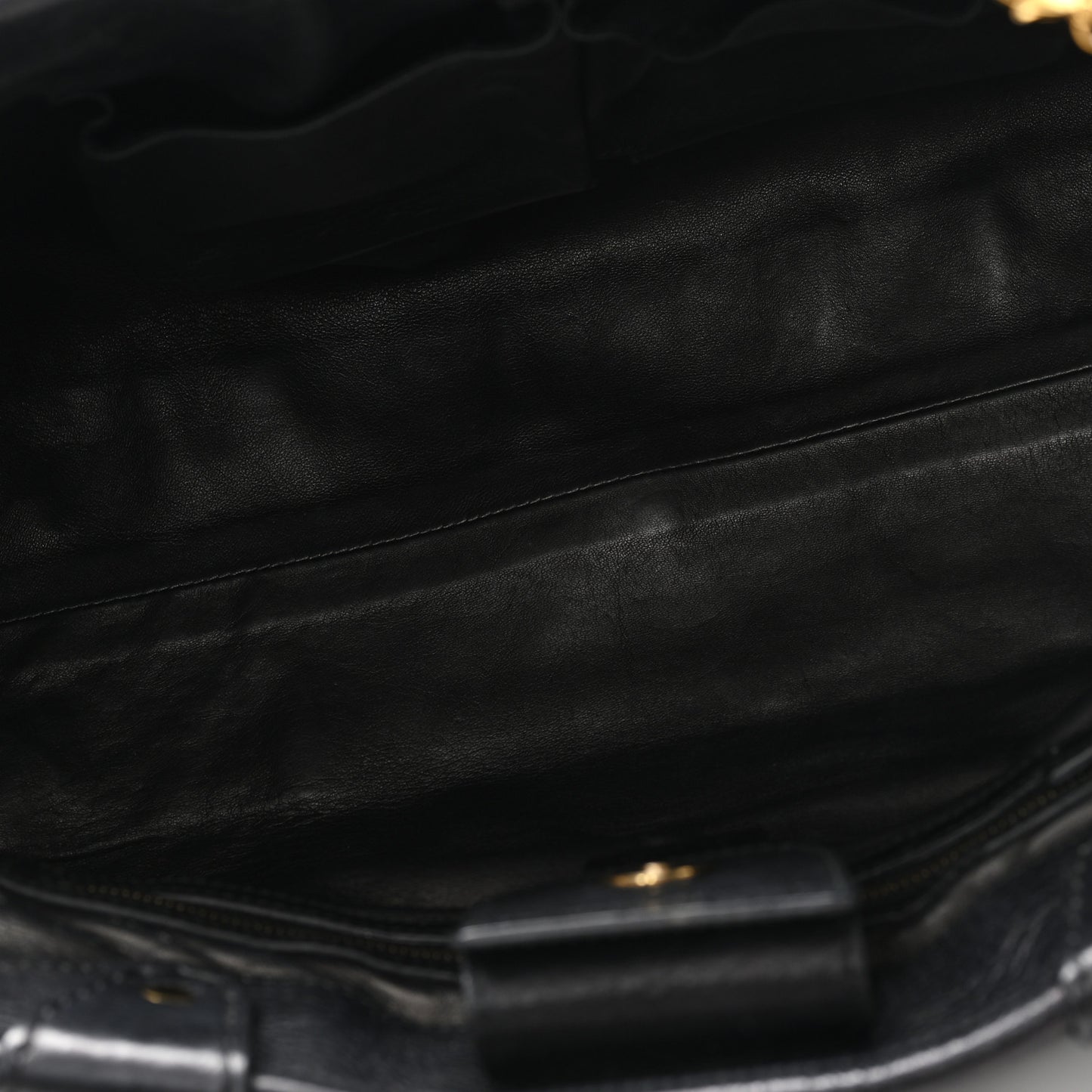 Snakeskin Medium GG Running Tote Black