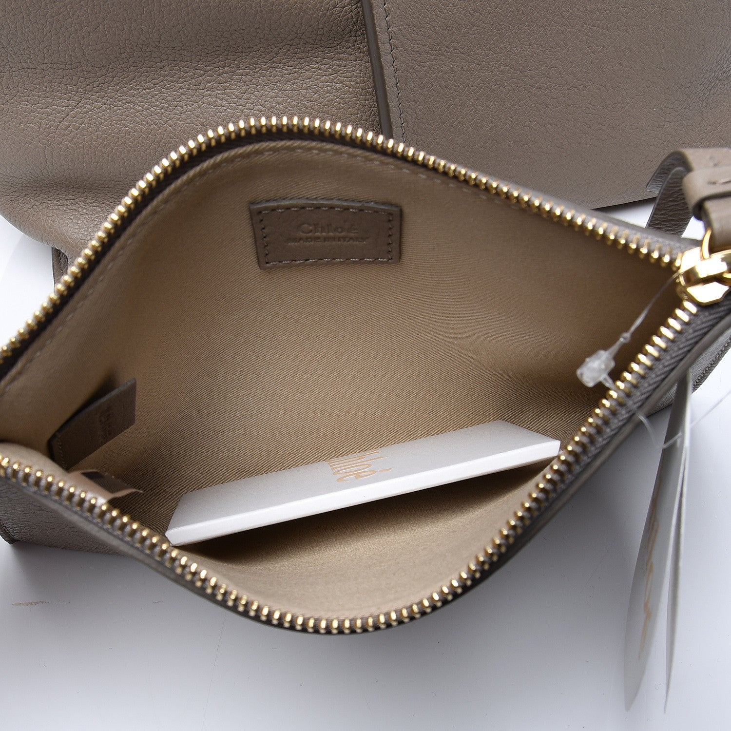 Chloe Smooth Calfskin Medium Vick Tote Motty Grey 7 of 10