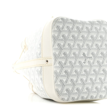 Goyard Goyardine Petit Flot Bucket Bag PM White 9 of 10