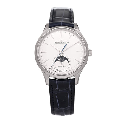 Jaeger-LeCoultre Stainless Steel Alligator 36mm Master Ultra Thin Moon Automatic Watch Q1248420 1 of 5