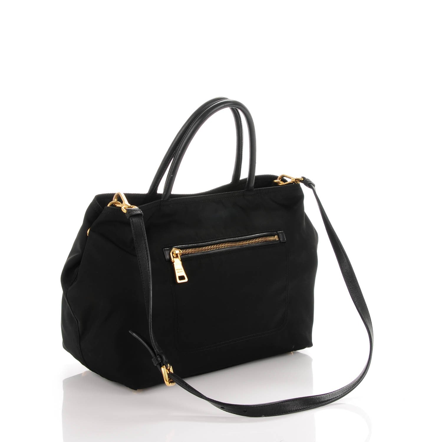 Prada Tessuto Nylon Tote Nero Black 3 of 10