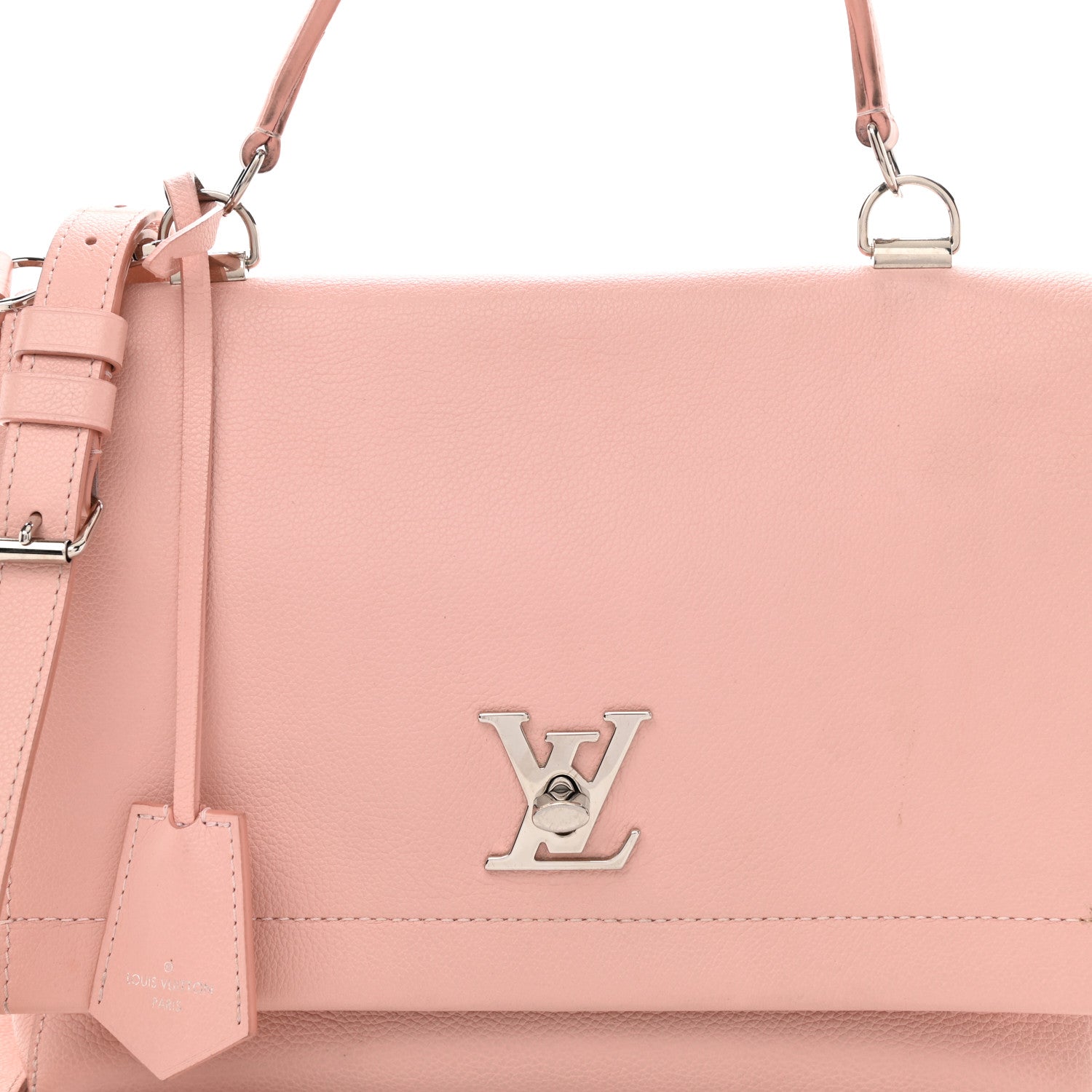 Louis Vuitton Soft Calfskin Lockme II Top Handle Rose Ballerine 7 of 15