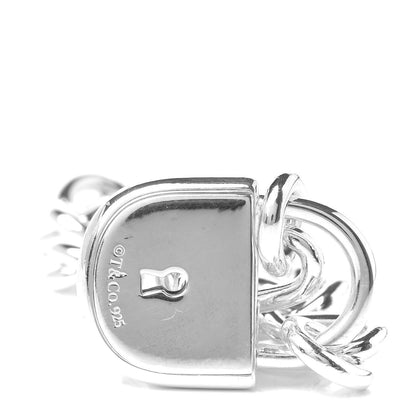 Tiffany Sterling Silver Lock Charm Bracelet 4 of 6