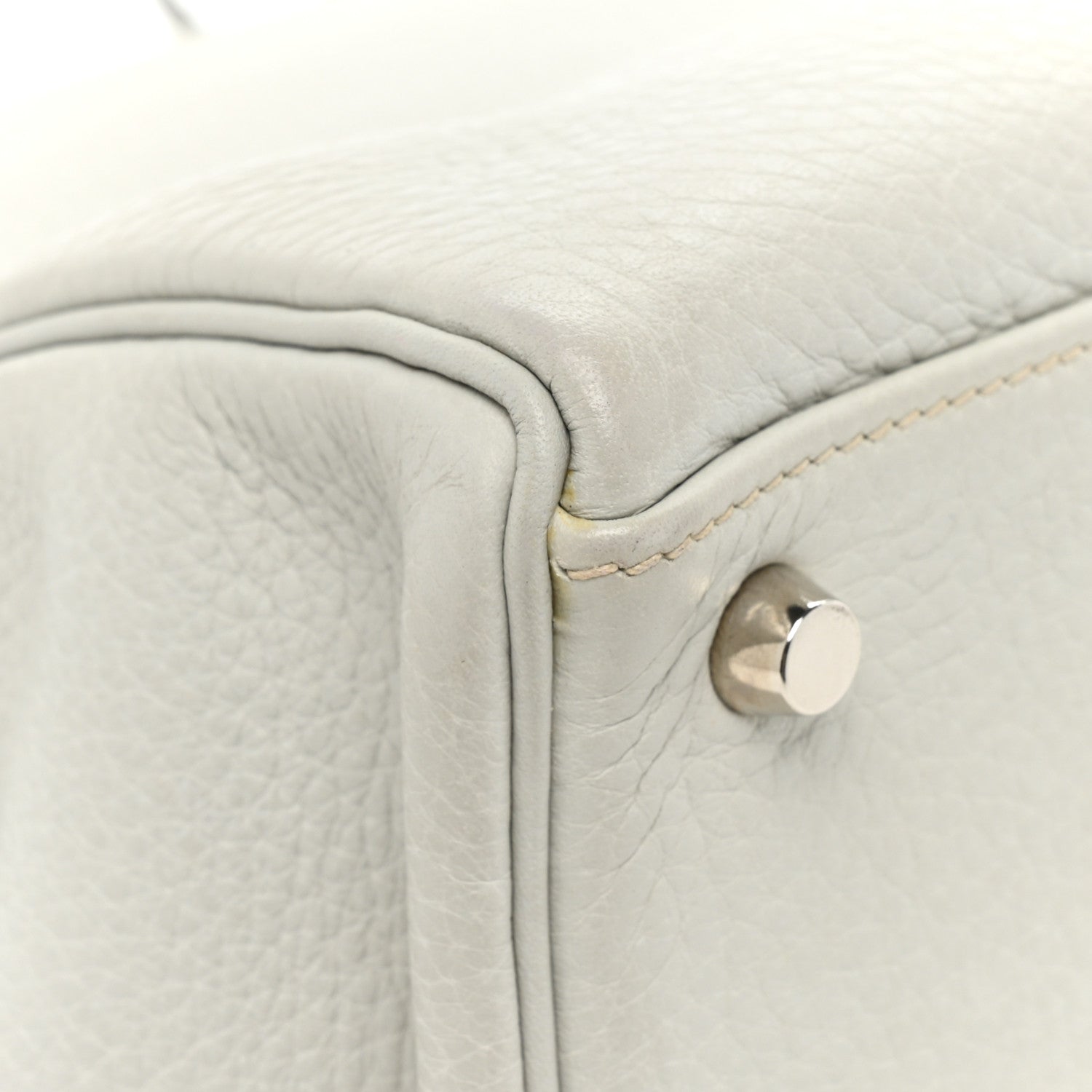 Hermes Taurillon Clemence Kelly Retourne 32 Gris Perle 13 of 18