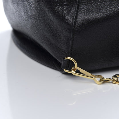 Balenciaga Agneau Giant 12 Gold Hardware Zip Traveler Backpack Black 9 of 10