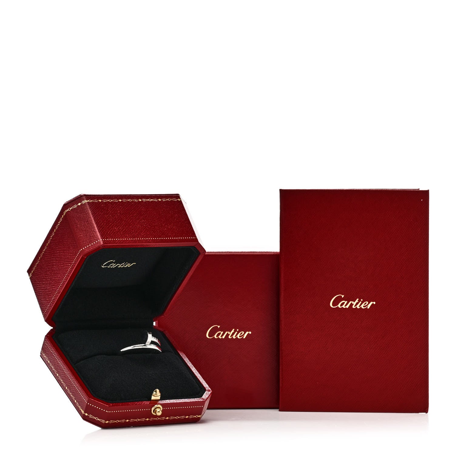 Cartier 18K White Gold Juste Un Clou Ring 60 9 6 of 6