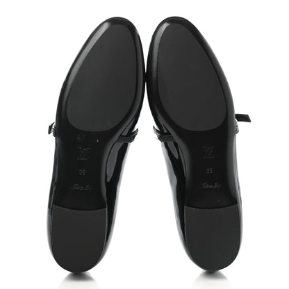 Louis Vuitton Patent Uniformes Ballet Flats 39 Black 4 of 6
