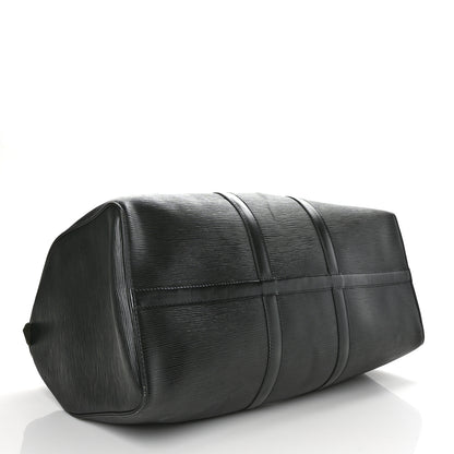 Louis Vuitton Epi Keepall 50 Black 4 of 11
