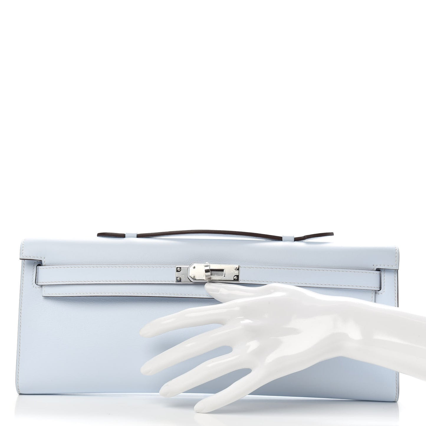 Swift Kelly Cut Clutch Pochette Bleu Brume