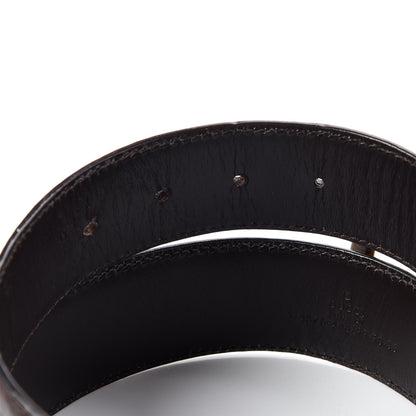 Gucci Guccissima Interlocking G 40mm Belt 90 36 Dark Brown 5 of 6
