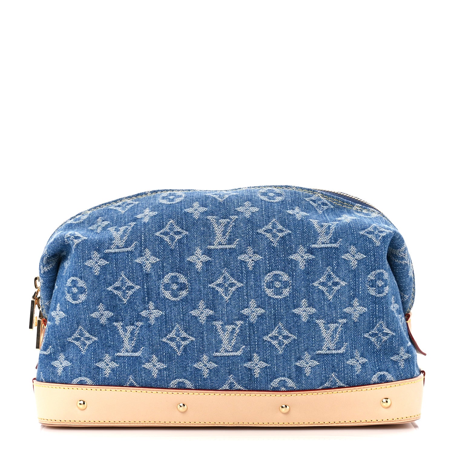 Louis Vuitton Monogram Denim Pochette Cosmetique GM Denim Blue 1 of 9