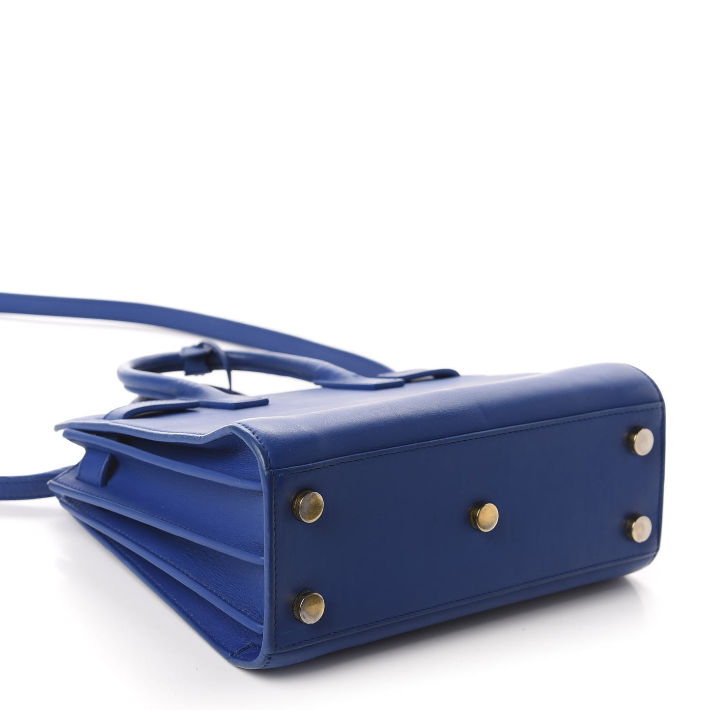 Calfskin Nano Sac De Jour Royal Blue
