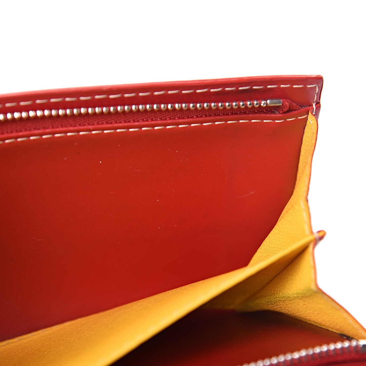 Goyardine Varenne Long Wallet Red