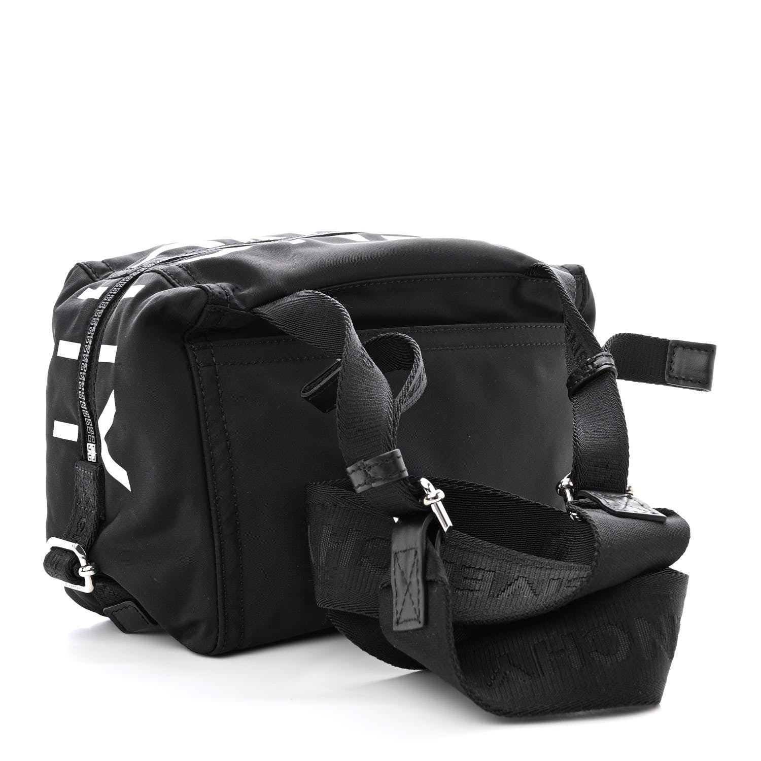 Givenchy Nylon Small Pandora Mens Crossbody Black White 3 of 10