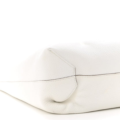 Hermes Taurillon Clemence Double Sens 45 Reversible Tote Bleu Thalassa White 14 of 20
