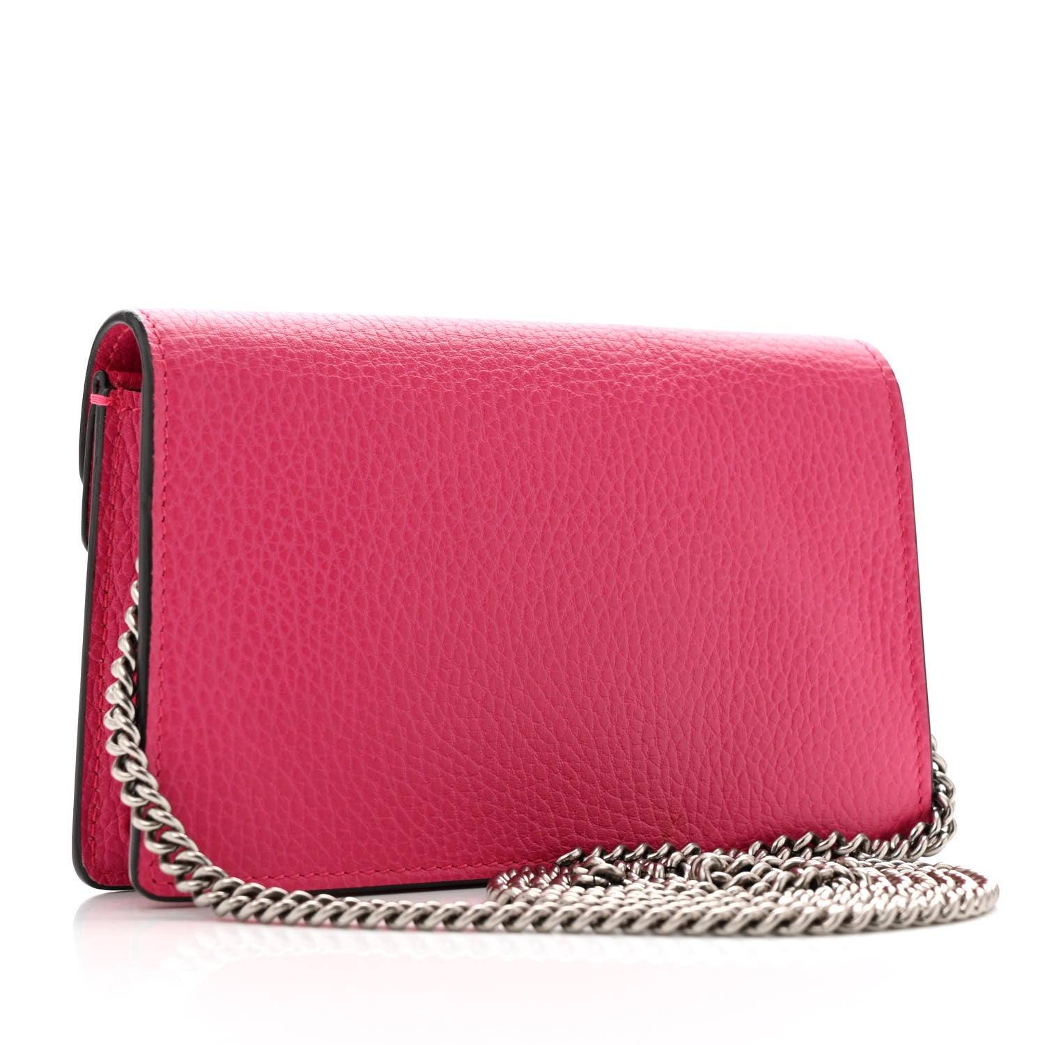 Gucci Dollar Calfskin Crystal Super Mini Dionysus Shoulder Bag Box Pink Black Diamond 3 of 11