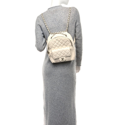 Chanel Caviar Quilted Small CC Day Backpack White 2 of 14