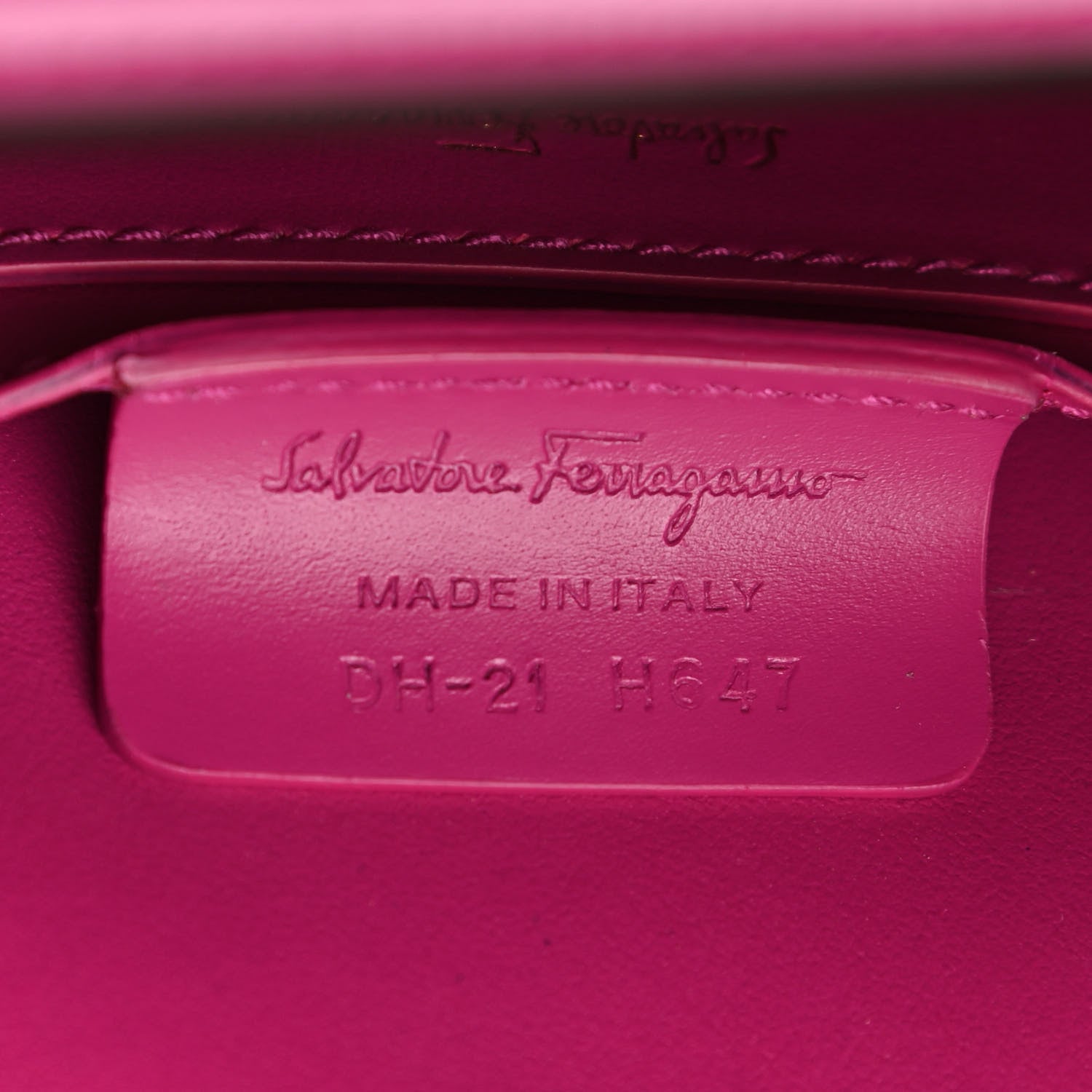 Salvatore Ferragamo Smooth Calfskin Mini Boxyz Pink 7 of 11