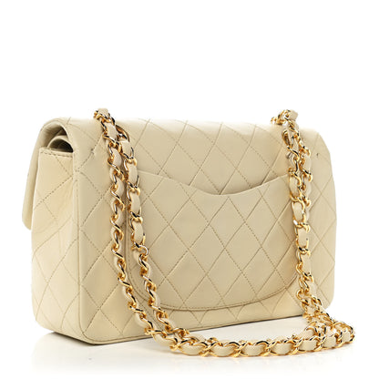 Chanel Lambskin Quilted Small Double Flap Beige 2 of 10