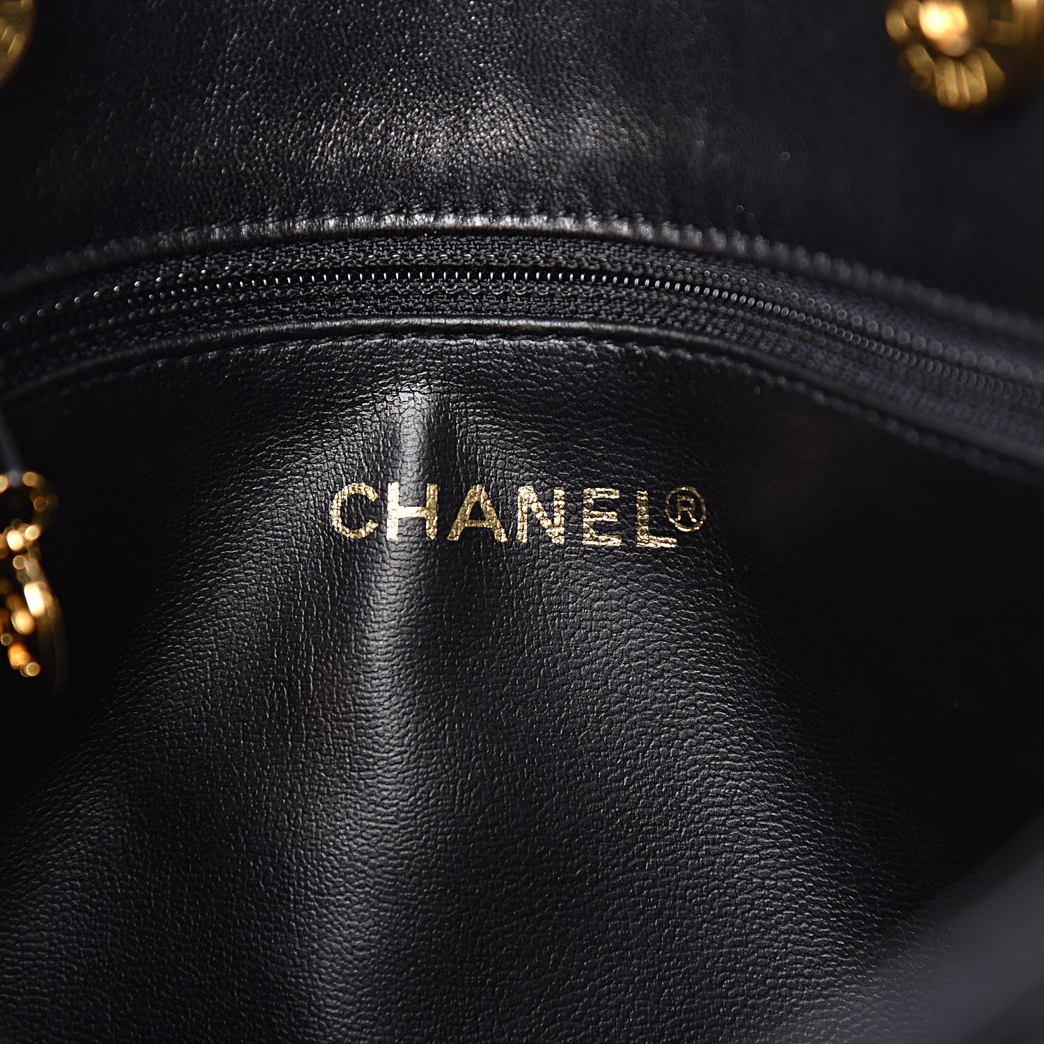 Chanel Lambskin Quilted Shoulder Bag Black 6 of 13