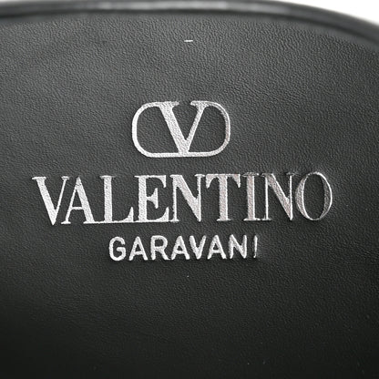 Valentino Garavani Calfskin Rockstud Womens M-Way Derby Loafers 39.5 Black 7 of 10