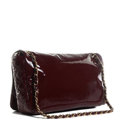 Chanel Vinyl Rock and Chain Medium Flap Bordeaux 3 of 7