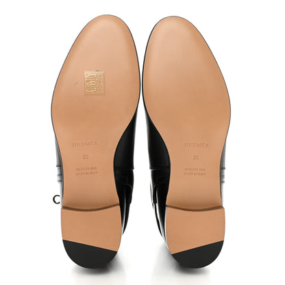Hermes Calfskin Neo Low Boots 38 Black 5 of 8
