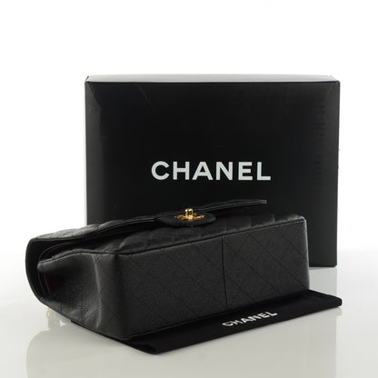 Chanel Caviar Quilted Jumbo Double Flap Black 4 of 9