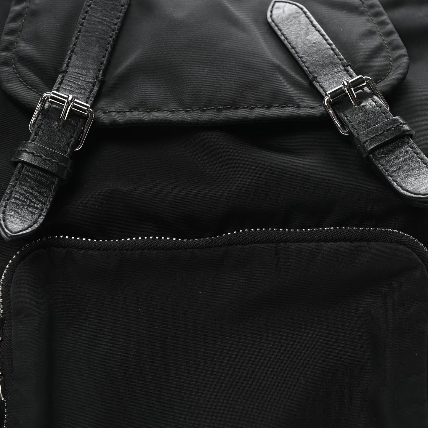 Nylon Logo Print Small Rucksack Backpack