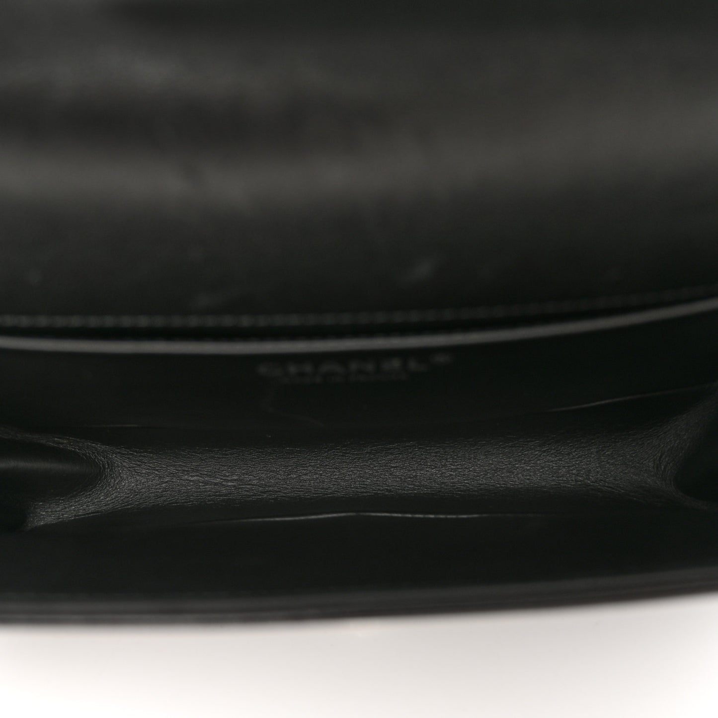Metallic Lambskin Embellished Medium Boy Flap Black Silver