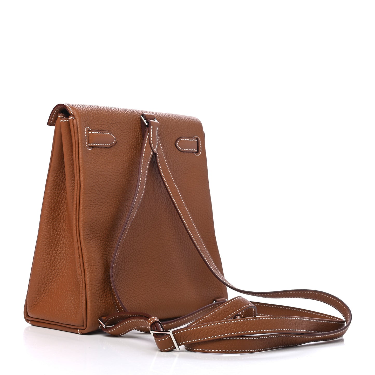 Taurillon Clemence Kelly Ado Backpack Gold