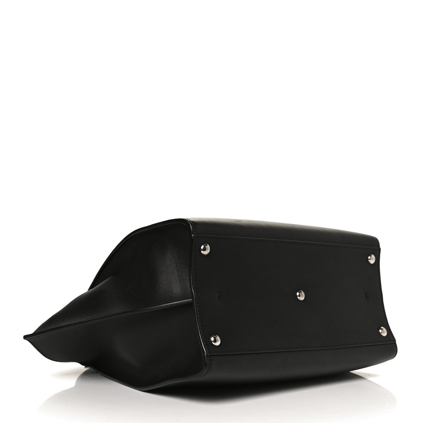 Vitello Dolce Shiny Nappa Petite 3Jours Tote Black