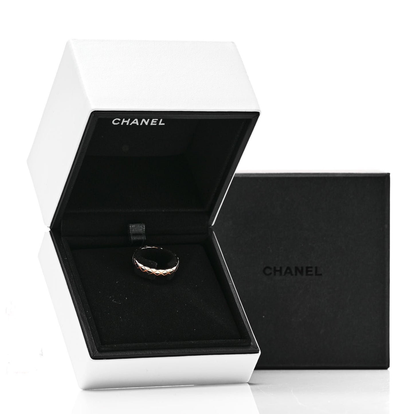18K Beige Gold Mini Coco Crush Ring 54 6.75