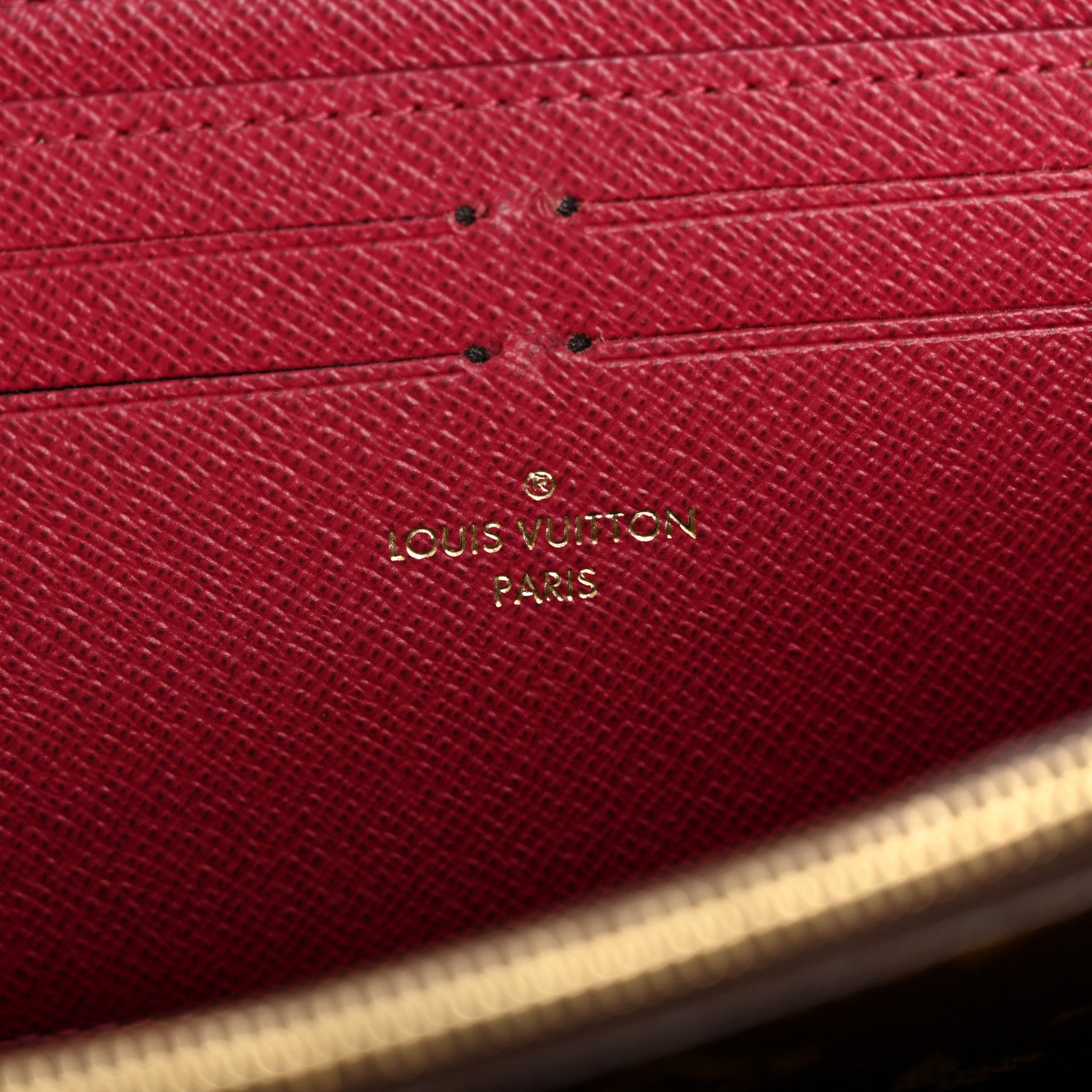 Louis Vuitton Monogram Clemence Wallet Fuchsia 6 of 10