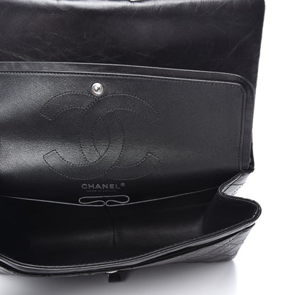 Chanel Aged Calfskin Quilted 2.55 Reissue 226 Flap So Black 5 of 10