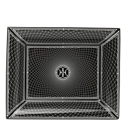 Hermes Porcelain H Deco Change Tray Black 1 of 8